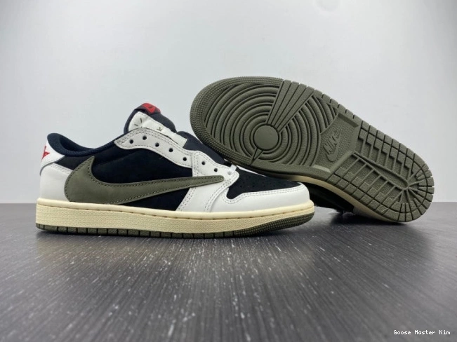 x DZ4137-106 Olive Low OG Jordan 1 Air Air Jordan Retro Travis Scott 0723